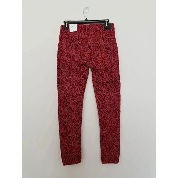 Zara leopard print jean US 4 - Picture 5 of 5